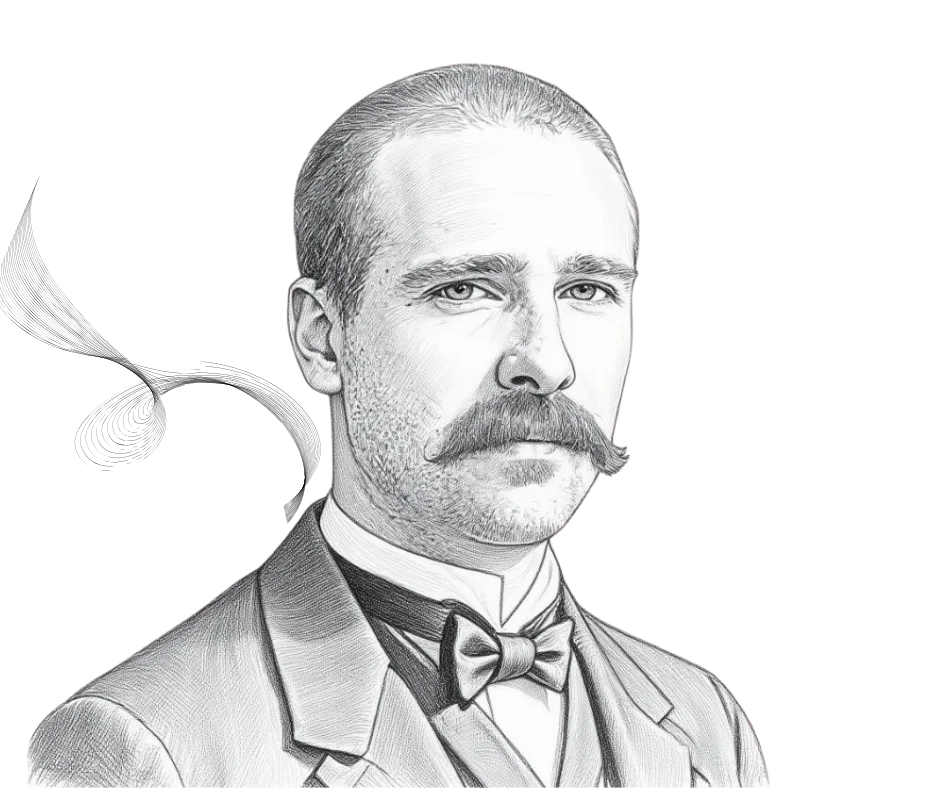 Арх. Йордан Миланов — скица